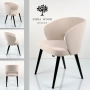Krzesło DELUXE KR-8 Tkanina Dream Velvet 202.02